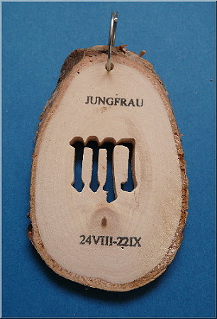 Schlüsselanhänger Sternzeichen Jungfrau